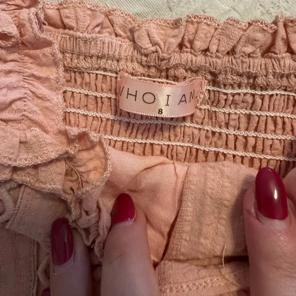 Tiger Mist Ruffle Crop Top - Picture 7 of 7